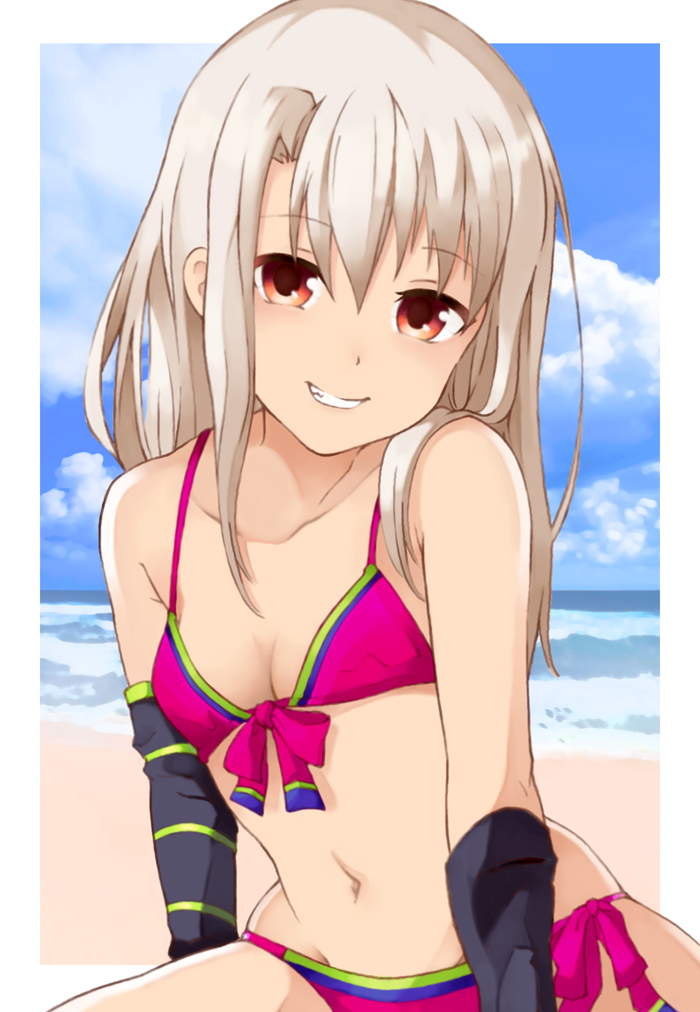 illyasviel von einzbern (fate and 2 more) drawn by mochi_(k620803n)
