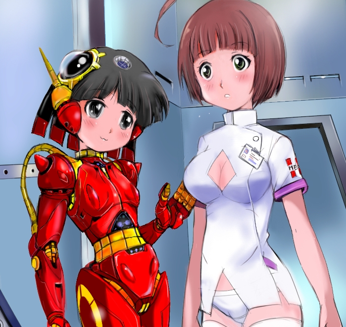 harada makoto and analyzer (uchuu senkan yamato and 1 more) drawn by t2