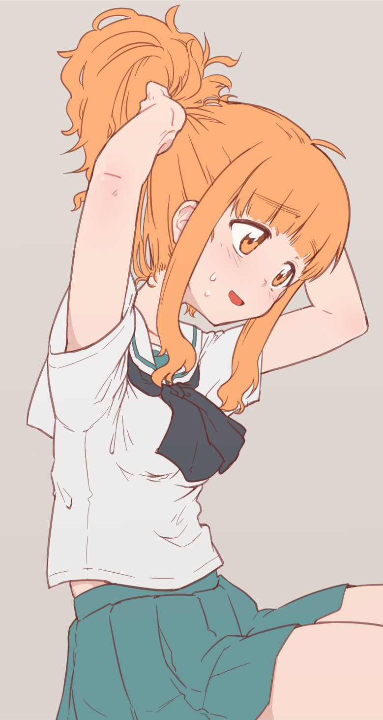 takebe saori (girls und panzer) drawn by monolith_(suibou_souko)