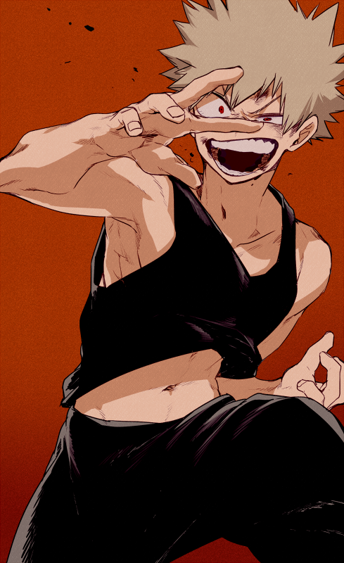 bakugou katsuki (boku no hero academia) drawn by maneki-neko_(fujifuji)