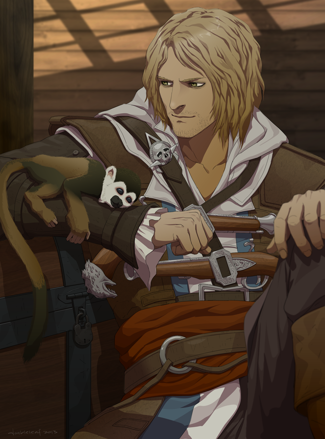 edward kenway (assassin's creed and 1 more) drawn by gb_(doubleleaf)