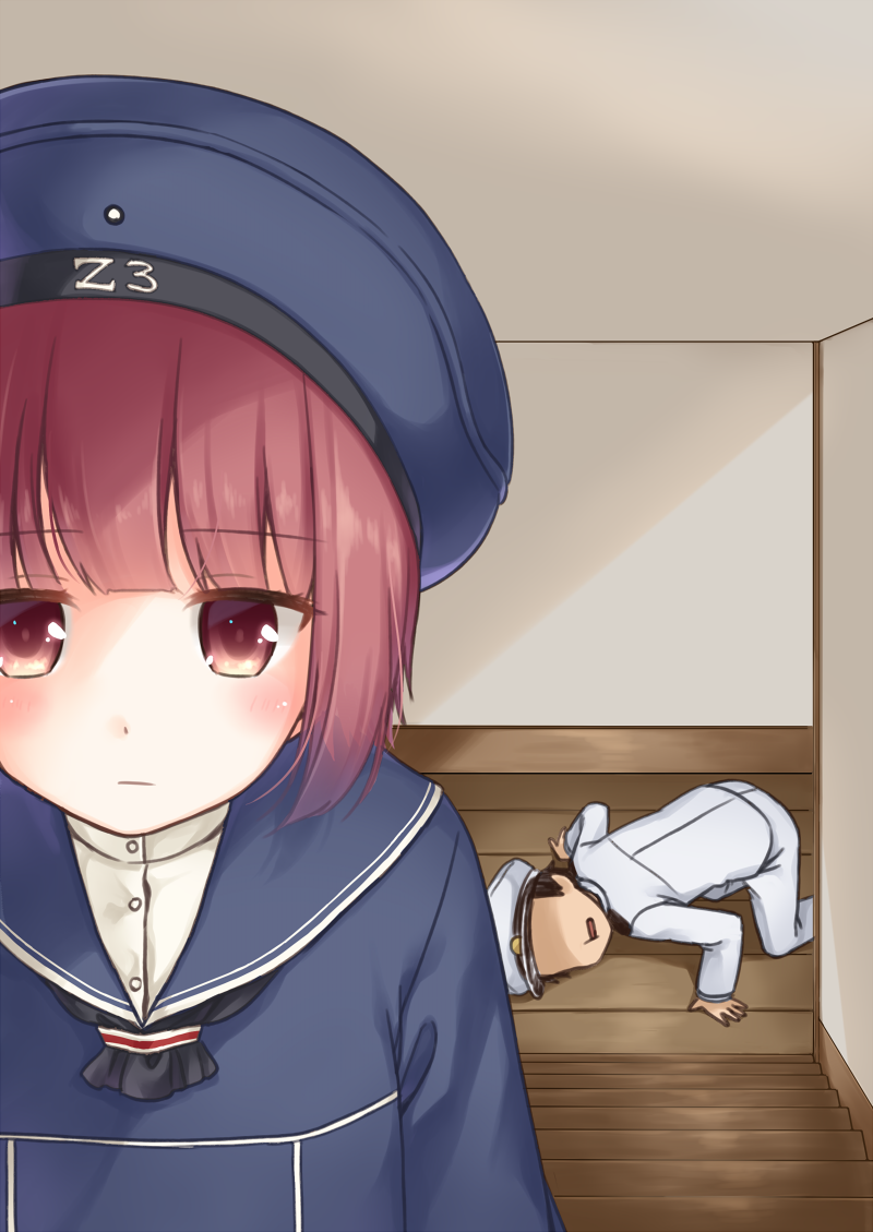 admiral and z3 max schultz (kantai collection) drawn by masuishi_kinoto