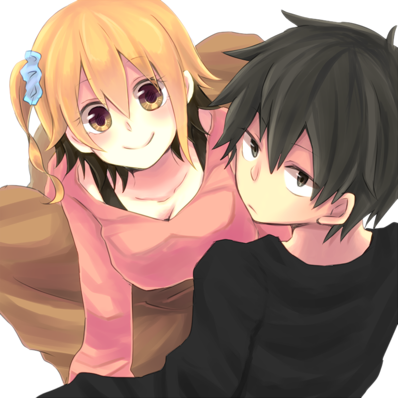 kisaragi shintarou and kisaragi momo (kagerou project and 1 more) drawn by naegi_mochiko