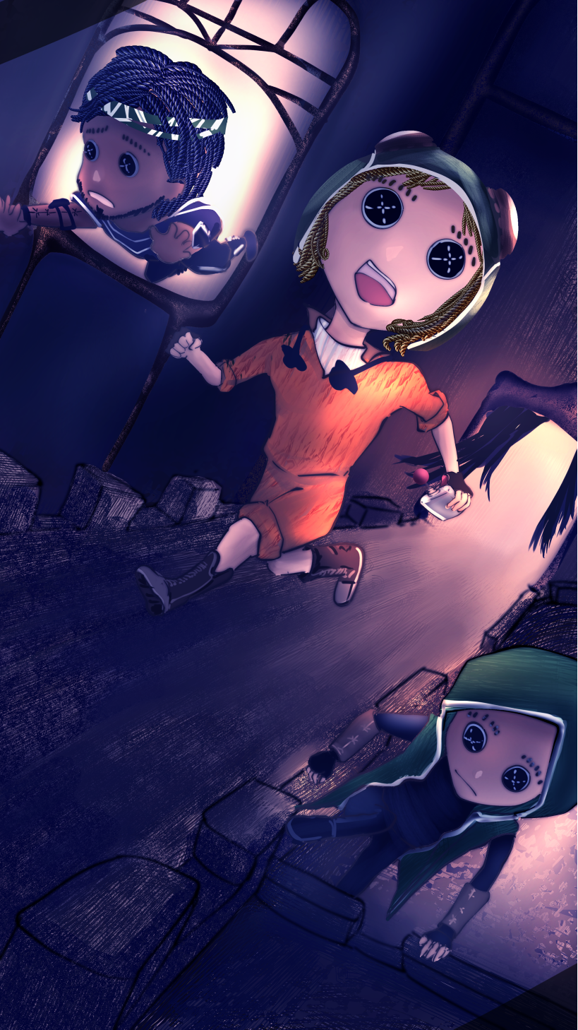 naib subedar, tracy reznik, and william ellis (identity v) drawn by williamk22