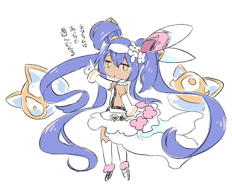 nephtim (world flipper) drawn by tatsuri_(forest_penguin)