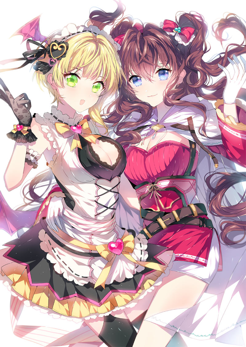 ichinose shiki and miyamoto frederica (idolmaster and 1 more) drawn by nennen