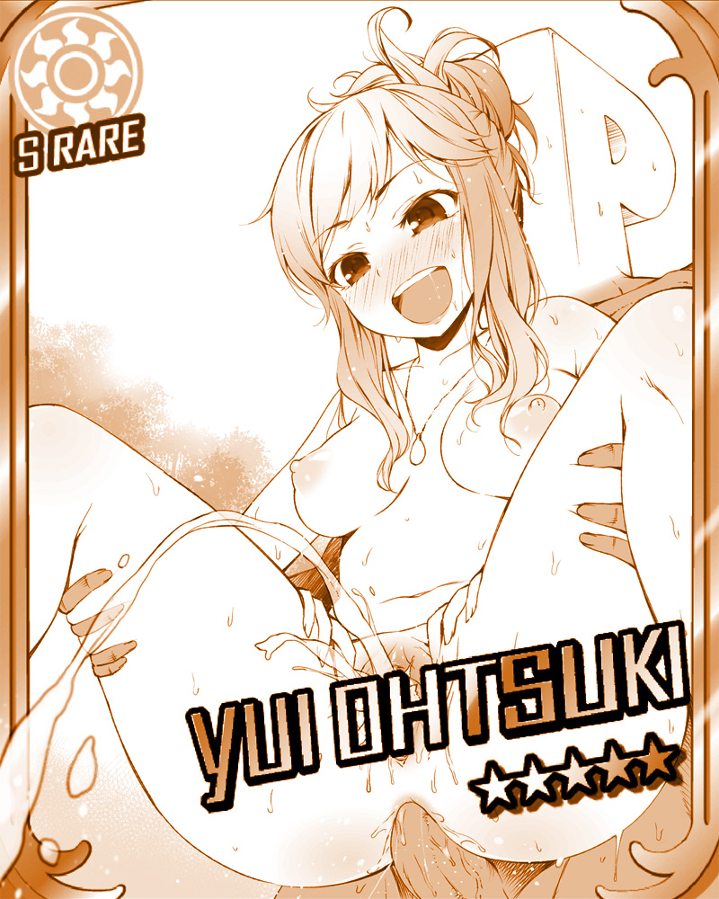 producer, p-head producer, and ohtsuki yui (idolmaster and 1 more) drawn by u_(the_unko)
