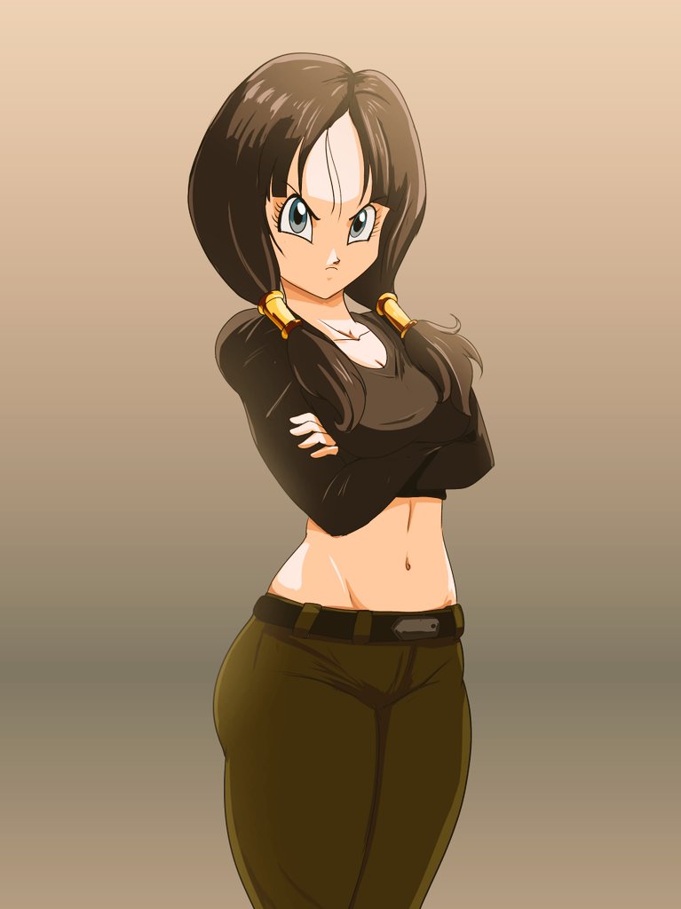 videl (dragon ball and 1 more) drawn by ivyrandomart