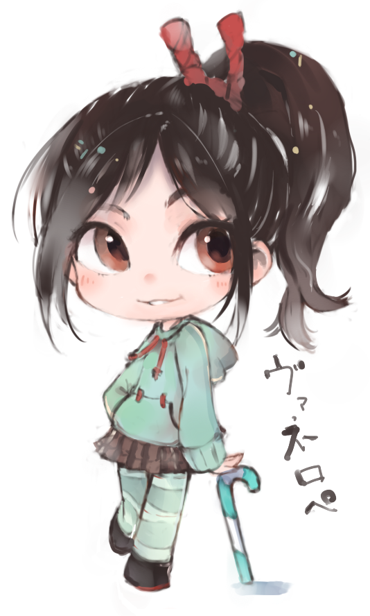 vanellope von schweetz (wreck-it ralph) drawn by kotatu_(akaki01aoki00)