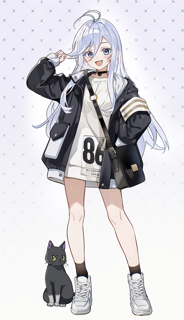 vladilena millize and tp (86 -eightysix-) drawn by nyoro_(nyoronyoro000)