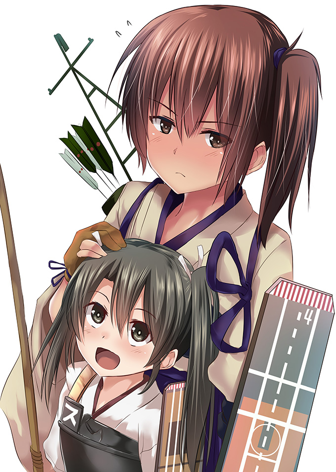 kaga and zuikaku (kantai collection) drawn by tai_(nazutai)