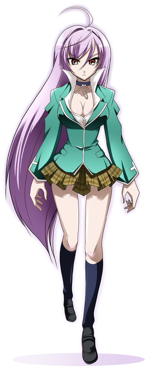 akashiya moka and inner moka (rosario+vampire) drawn by hige_(tamamasu)