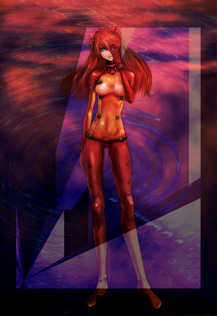 souryuu asuka langley (neon genesis evangelion and 2 more) drawn by megabani