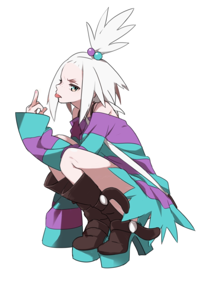 roxie (pokemon and 1 more) drawn by mura_(lambmam)