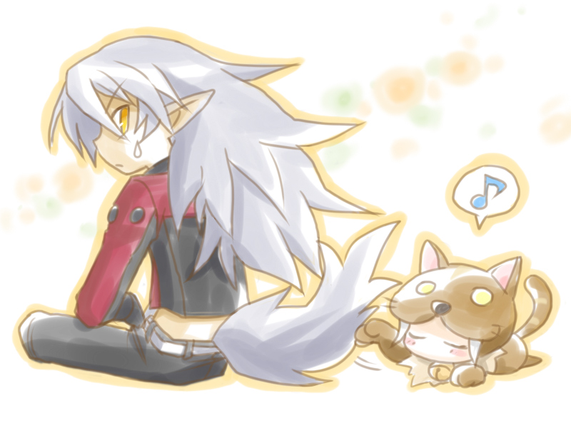 fenrich and saber kitty (disgaea and 1 more) drawn by karina