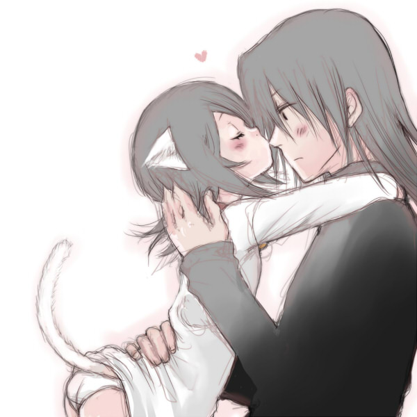 kuchiki rukia and kuchiki byakuya (bleach) drawn by nagumo_kuu