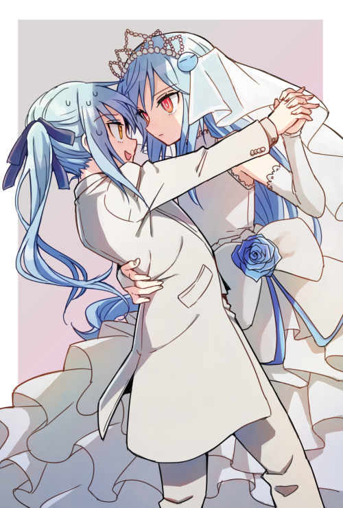 rimuru tempest and ciel (tensei shitara slime datta ken) drawn by shake_sawa
