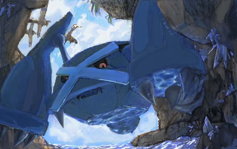 metagross (pokemon) drawn by satobitorotoku