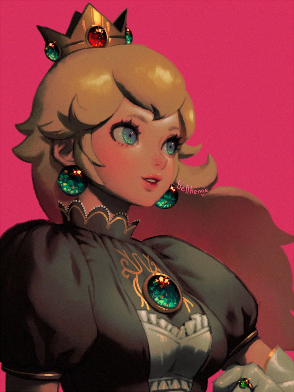 princess peach (mario and 1 more) drawn by bellhenge