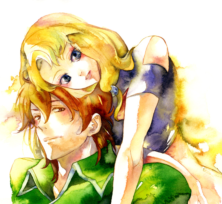 ferris eris and ryner lute (densetsu no yuusha no densetsu) drawn by gk29