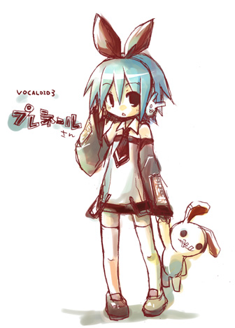 hatsune miku, pleinair, and usagi-san (original and 2 more) drawn by dorua_(dollar)