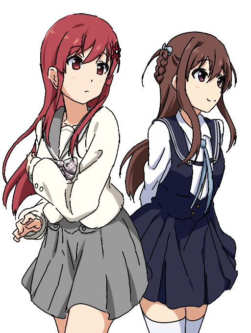 sato reika and tachikawa ayaka (22/7) drawn by igashiko