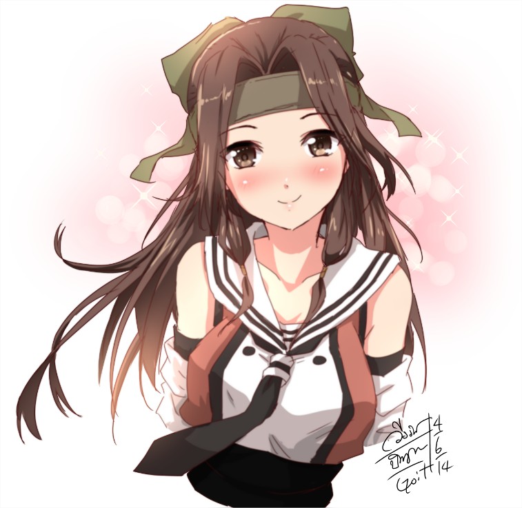 jintsuu and jintsuu kai ni (kantai collection) drawn by go-it