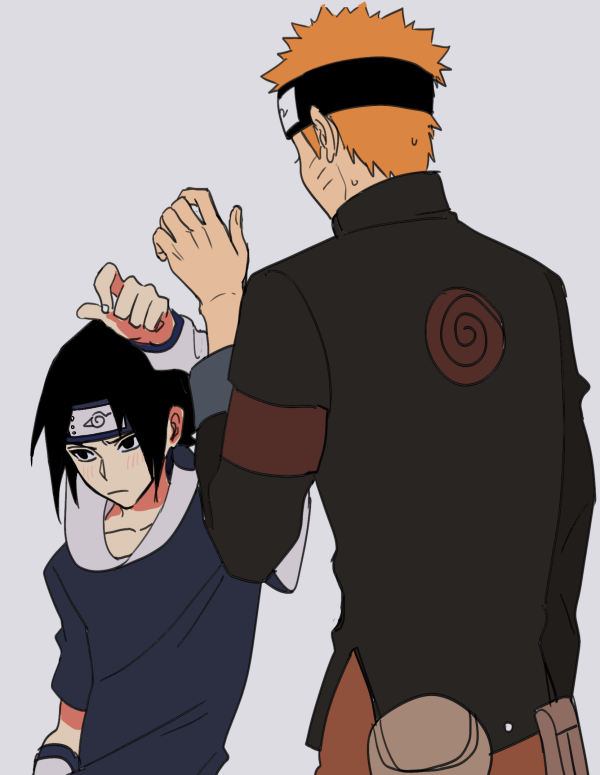 uzumaki naruto and uchiha sasuke (naruto) drawn by jokerplaner