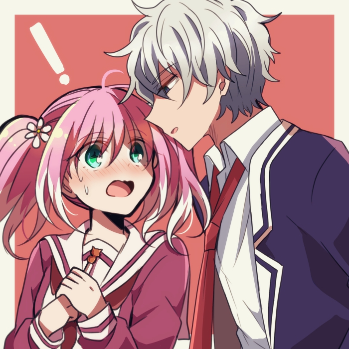 hiiragi nana and onodera kyouya (munou na nana) drawn by yukisa