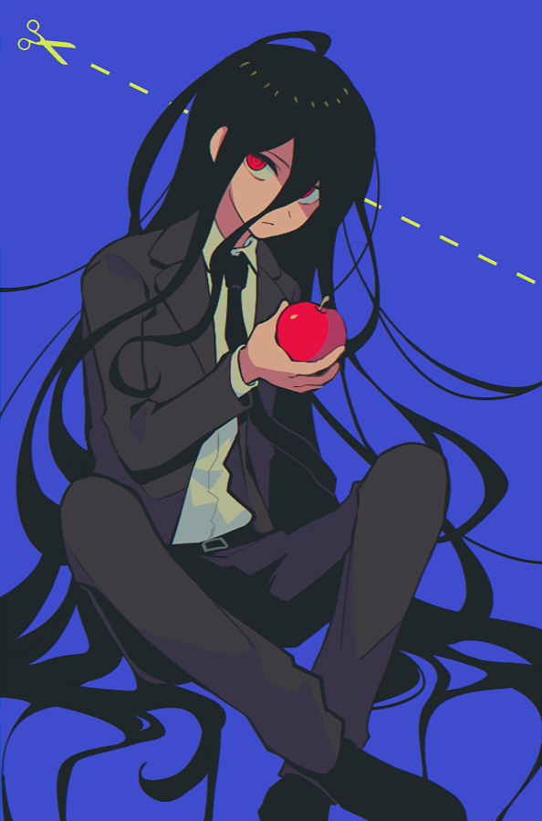 kamukura izuru (danganronpa and 1 more) drawn by sasakama_(sasagaki01)