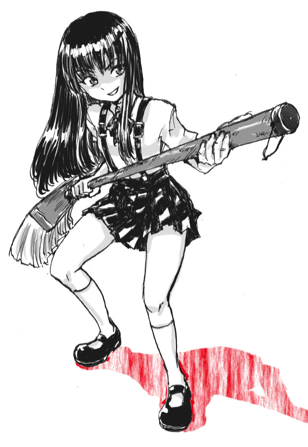 furude rika (higurashi no naku koro ni and 1 more) drawn by osakana_(denpa_yun'yun)