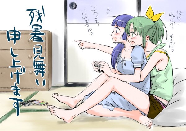 midorikawa nao and aoki reika (precure and 1 more) drawn by ooshima_tomo