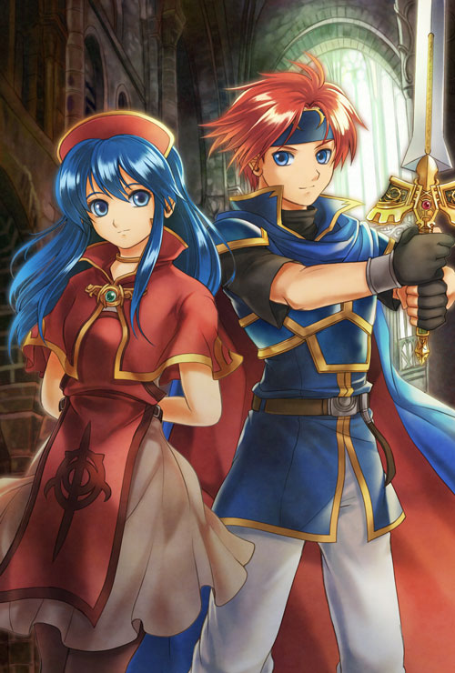 roy and lilina (fire emblem and 1 more) drawn by nemupon_(goodlucky)