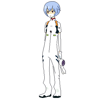 ayanami rei (neon genesis evangelion) drawn by gen_(susono01)