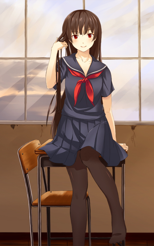 kanoe yuuko (tasogare otome x amnesia) drawn by echizen_(hzen-ya)