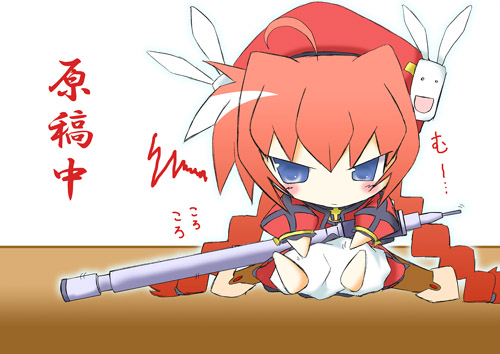 vita and guchuko (lyrical nanoha and 3 more) drawn by sch