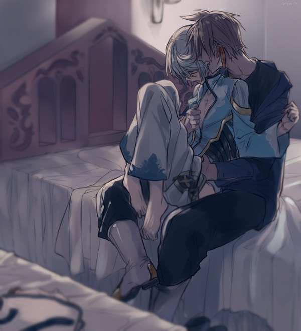 sorey and mikleo (tales of and 1 more) drawn by maka_(morphine)