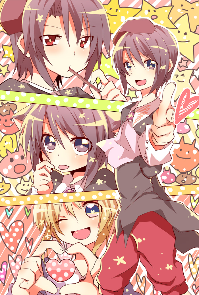 ushiromiya jessica and kanon (umineko no naku koro ni) drawn by unohanaokara
