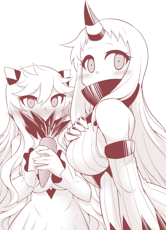 seaport princess and midway princess (kantai collection) drawn by yamato_nadeshiko