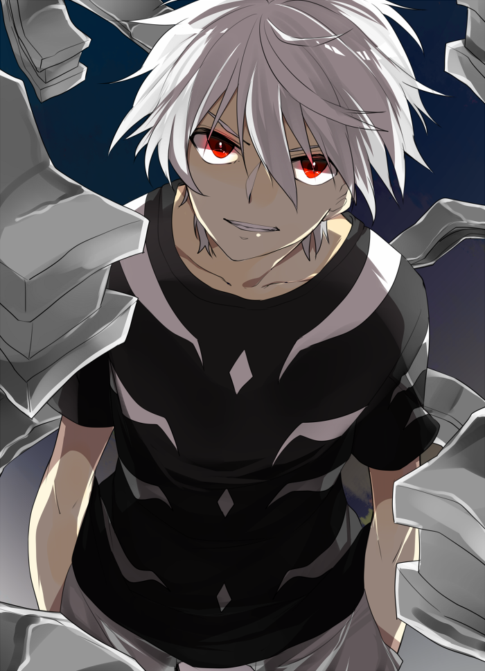accelerator (toaru majutsu no index and 1 more) drawn by hanata