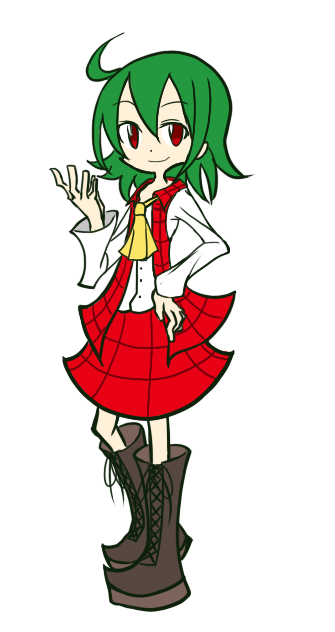 kazami yuuka (touhou and 2 more) drawn by shinmon_akika