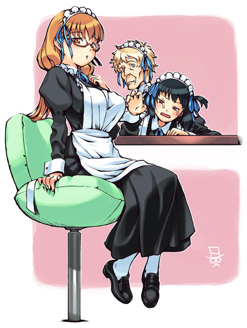 arashiyama hotori, tatsuno toshiko, and isohata uki (soredemo machi wa mawatteiru) drawn by oshare_kyoushitsu