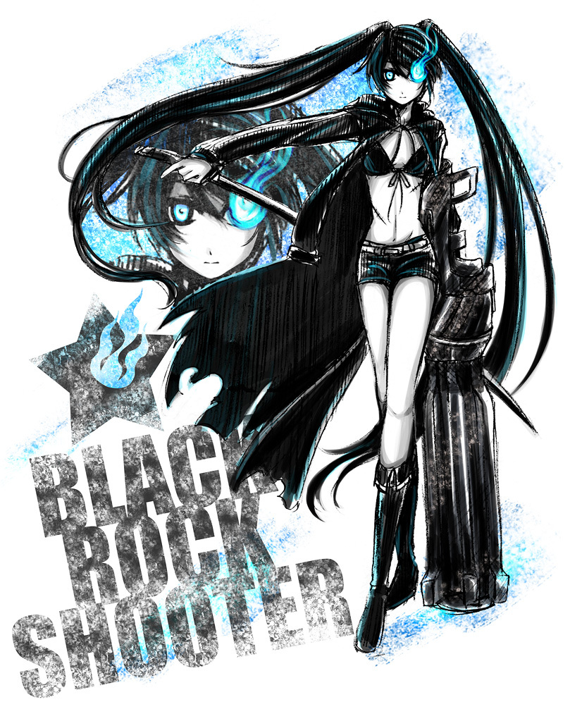 black rock shooter (black rock shooter) drawn by masaki-rt