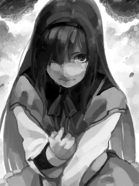 akemi homura (mahou shoujo madoka magica) drawn by nomesuke