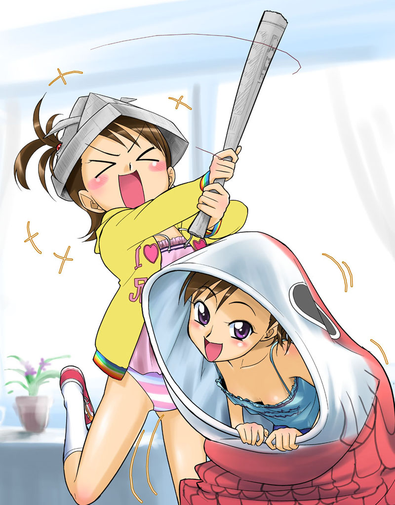 futami mami and futami ami (idolmaster and 1 more) drawn by t-hiko