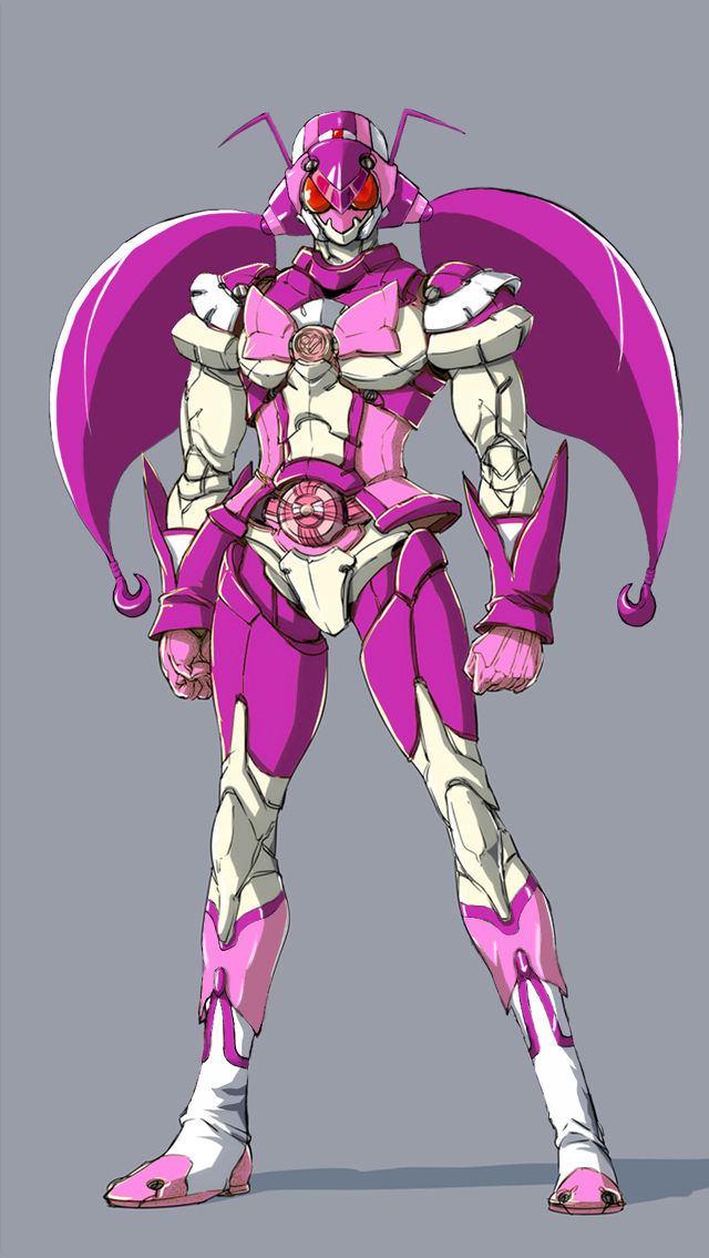 cure happy and kamen rider fourze (precure and 3 more) drawn by 11r11t11