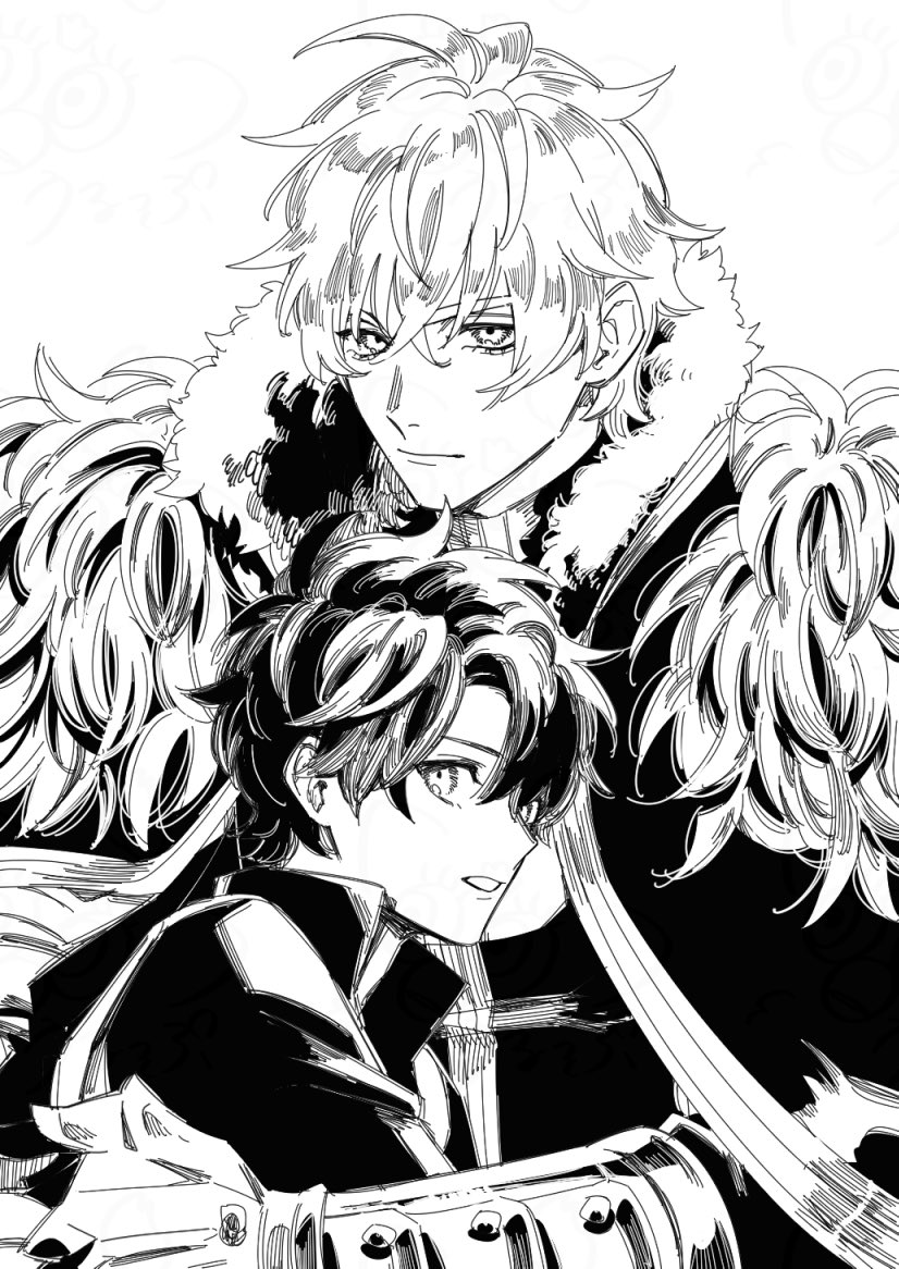 fujimaru ritsuka and gawain (fate and 1 more) drawn by urup_zzz