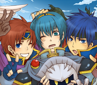ike, meta knight, marth, and roy (fire emblem and 5 more)