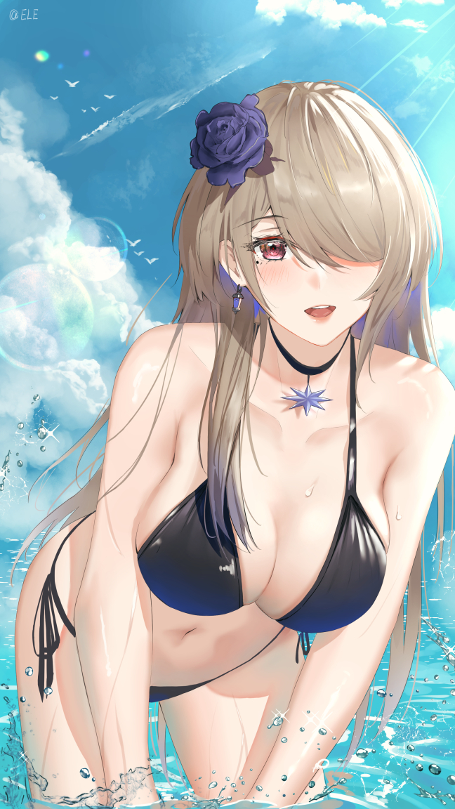 rita rossweisse (honkai and 1 more) drawn by eleaaa