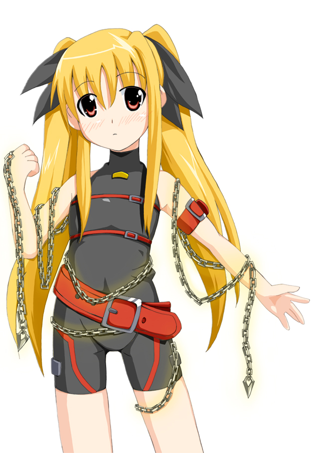 fate testarossa (lyrical nanoha and 2 more) drawn by laid_(artist)